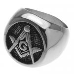 Masonic Ring In stainless steel
