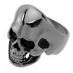 Human Skull Ring in Stainless Steel