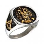 Scottish Rite 33rd Degree Masonic Signet Ring