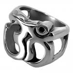 Stainless Steel OHM Symbol Ring