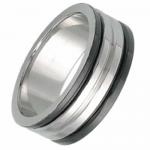 Stainless Steel with Black PVD ring 