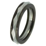 Tungsten Steel Ring With Black PVD