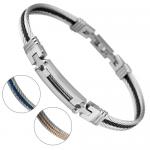 Stainless Steel Adjustable Cable Bracelet