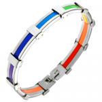 Rainbow Pride Stainless Steel Bracelet