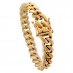 Gold PVD Stainless Steel Miami Cuban Link Bracelet