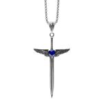 Stainless Steel Sword Pendant with Chain