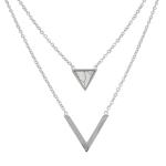 Women's Stainless Steel Gold PVD Bow & Arrow Necklace