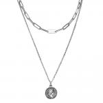 Stainless Steel 2-Layered Necklace