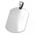 38x50mm - Stainless Steel Engravable Dog Tag Pendant 