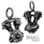 Motorcycle Engine Pendant in Stainless Steel