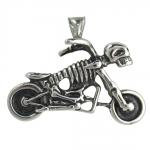 Stainless Steel Skull Motorcycle Biker Pendant